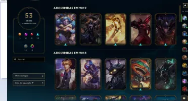 Conta de League of legends