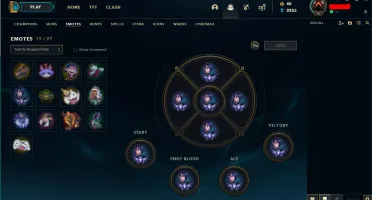 CONTA SMURF DIAMANTE