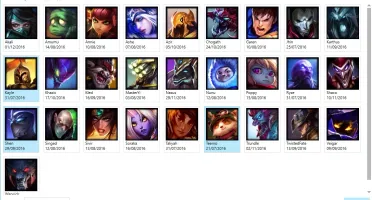 CONTA UNRANKED- 28 CHAMPIONS - 3 SKINS -2  ICONES