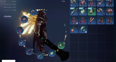 CONTA SA62 MIR4 GUERREIRO LVL 62 64K-PP 1 PET VERMELHO