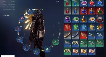 CONTA SA62 MIR4 GUERREIRO LVL 62 64K-PP 1 PET VERMELHO