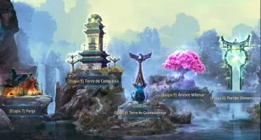 CONTA SA62 MIR4 GUERREIRO LVL 62 64K-PP 1 PET VERMELHO