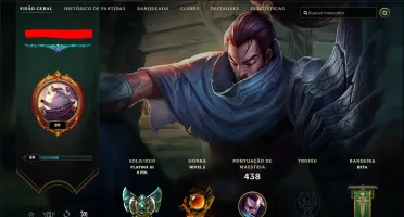 Conta LOL platina 3 + todos os champs + 170 skins