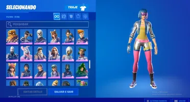 Conta Fortnite 102 skins compradas todas as seasons + galaxy
