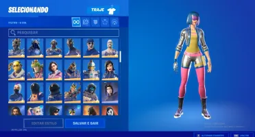 Conta Fortnite 102 skins compradas todas as seasons + galaxy