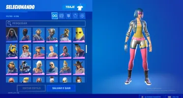 Conta Fortnite 102 skins compradas todas as seasons + galaxy