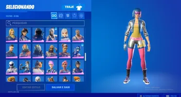 Conta Fortnite 102 skins compradas todas as seasons + galaxy