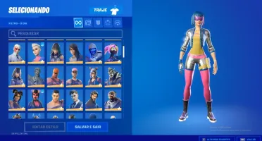 Conta Fortnite 102 skins compradas todas as seasons + galaxy