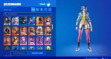 Conta Fortnite 102 skins compradas todas as seasons + galaxy
