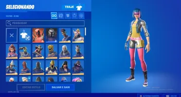 Conta Fortnite 102 skins compradas todas as seasons + galaxy