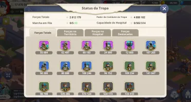 grand cross age of titans 17 M de poder/ Castelo 25