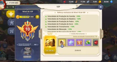 grand cross age of titans 17 M de poder/ Castelo 25