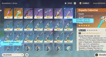 Ar10, Ayaka + arma assinatura + espada celestial