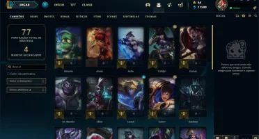 Conta LoL, Mono Viktor, Várias Skins Boas, Gold 2