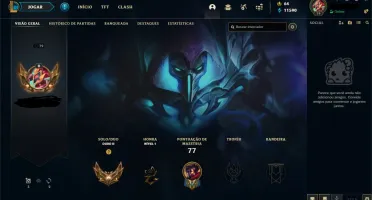 Conta LoL, Mono Viktor, Várias Skins Boas, Gold 2