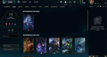 Conta LoL, Mono Viktor, Várias Skins Boas, Gold 2