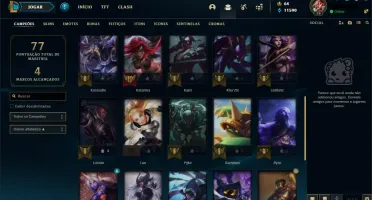 Conta LoL, Mono Viktor, Várias Skins Boas, Gold 2
