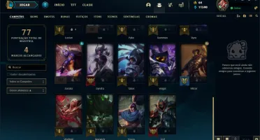Conta LoL, Mono Viktor, Várias Skins Boas, Gold 2
