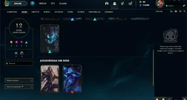 Conta LoL, Mono Viktor, Várias Skins Boas, Gold 2