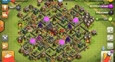 Clash of clãs cv 10