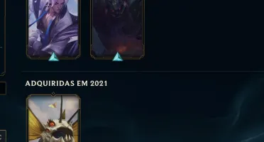Conta League Of Legends unraked + 109 skins