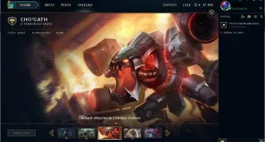 Conta LoL lvl 30, 84 champions, 13 skins (2 lendarias)