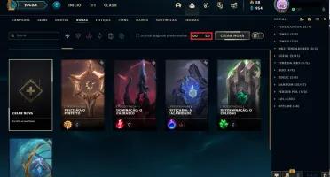 CONTA LOL 150 SKINS
