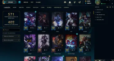 Conta lol, level 250, gold 2