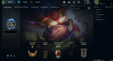 Conta lol, level 250, gold 2