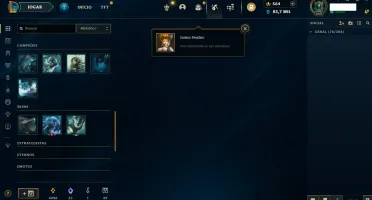 Vendo conta do lol criada em 2013!