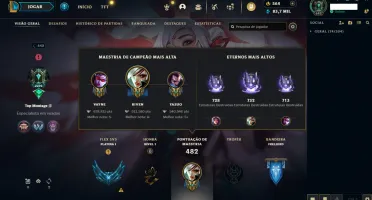 Vendo conta do lol criada em 2013!