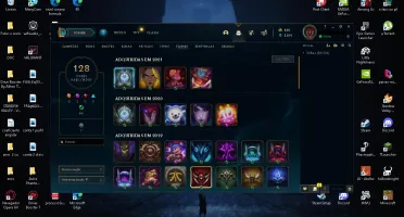 conta season 2, prata III, 260 skins.