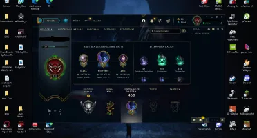 conta season 2, prata III, 260 skins.
