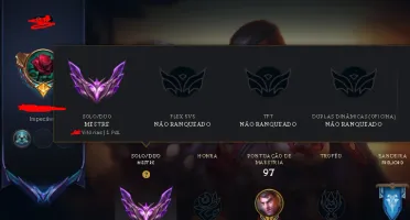 CONTA MESTRE LOL 72%WR