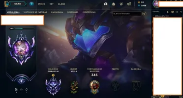 CONTA DE LOL DIAMANTE 3 136 SKINS