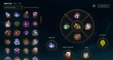 Conta gold 4 com todos campeões level 250