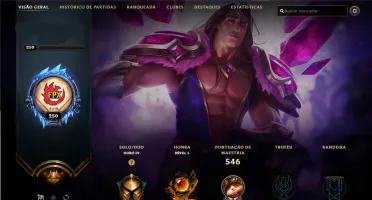 Conta gold 4 com todos campeões level 250