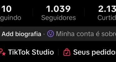 Conta Tiktok 1K+