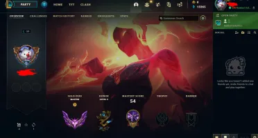 conta mestre league of legends