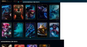 Conta LOL LVL 38 - Conta de 2013 Várias Skins Raras