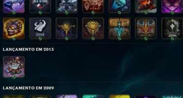 Conta LOL LVL 38 - Conta de 2013 Várias Skins Raras
