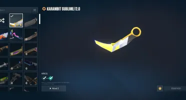 Conta de Valorant com kaarambit e varias skins