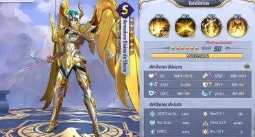 Conta Saint Seiya Serv 142 Rhada E Shura Repair