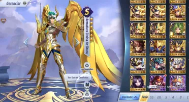 Conta Saint Seiya Serv 142 Rhada E Shura Repair