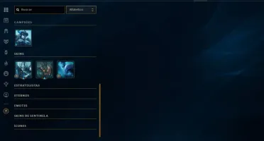Vendo conta de lol gold 1 com 211 skins