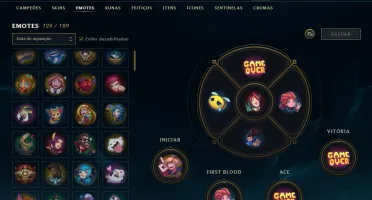 Vendo conta de lol gold 1 com 211 skins