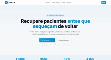 Sistema de Gestão para Clínicas e Consultórios