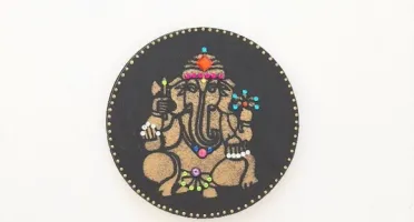 Mandala Indiana Preta