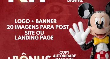Kit Identidade Visual - Logotipo/Banner Site e 20 posts