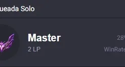 Conta Mestre Lol